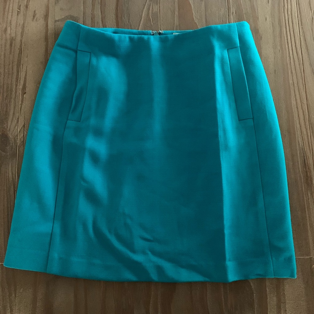 Teal Mini Banana Republic Skirt